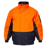 Mens Thunder Hi Vis Modern Bomber Jacket