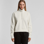 Womens Stencil Half Zip Crew