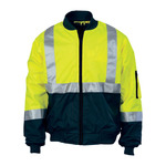 Mens Hivis 2 Tone Bomber Jacket with CSR R/Tape