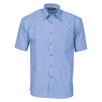 Classic Mini (Check) Houndstooth Short Sleeve Business Shirt