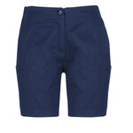 Womens Multi Pocket Stretch Twill Short