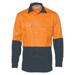 Two Tone Cotton Drill Shirt
