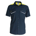 Rip Stop Cool Cotton Tradies Shirt, Short Sleeve