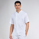 Mens Alfresco Short Sleeves Chef Jacket