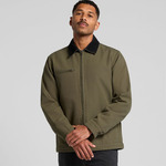 Mens Canvas Cord Collar Jacket