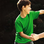 Kids Plain Breezeway Micromesh Tee Shirt