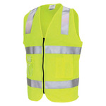 Day and Night Side Panel Hi Vis Safety Vest with Generic Reflective Tape