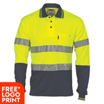 Two Tone Cotton Back Polos with Generic Tape