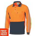 Hi Vis Cool Breathe Stripe Polo