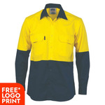 Two Tone Cotton Drill Shirt
