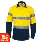 Two Tone Drill Shirt with 3M 8910 R/Tape