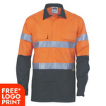 Mens HiVis Cotton Shirt with 3M 8906 R/Tape