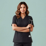 Womens Riley V-Neck Scrub Top 
