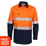 HiVis 2 Tone Segment Taped Coolight Shirt