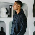 Mens Mineral Wash Pullover Hoodie
