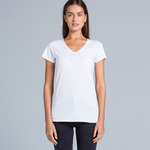 Womens Bevel V-Neck Tee